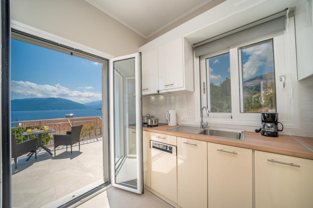 Maritina'S Apartments Amazing Sea View Айя-Евфимия Экстерьер фото