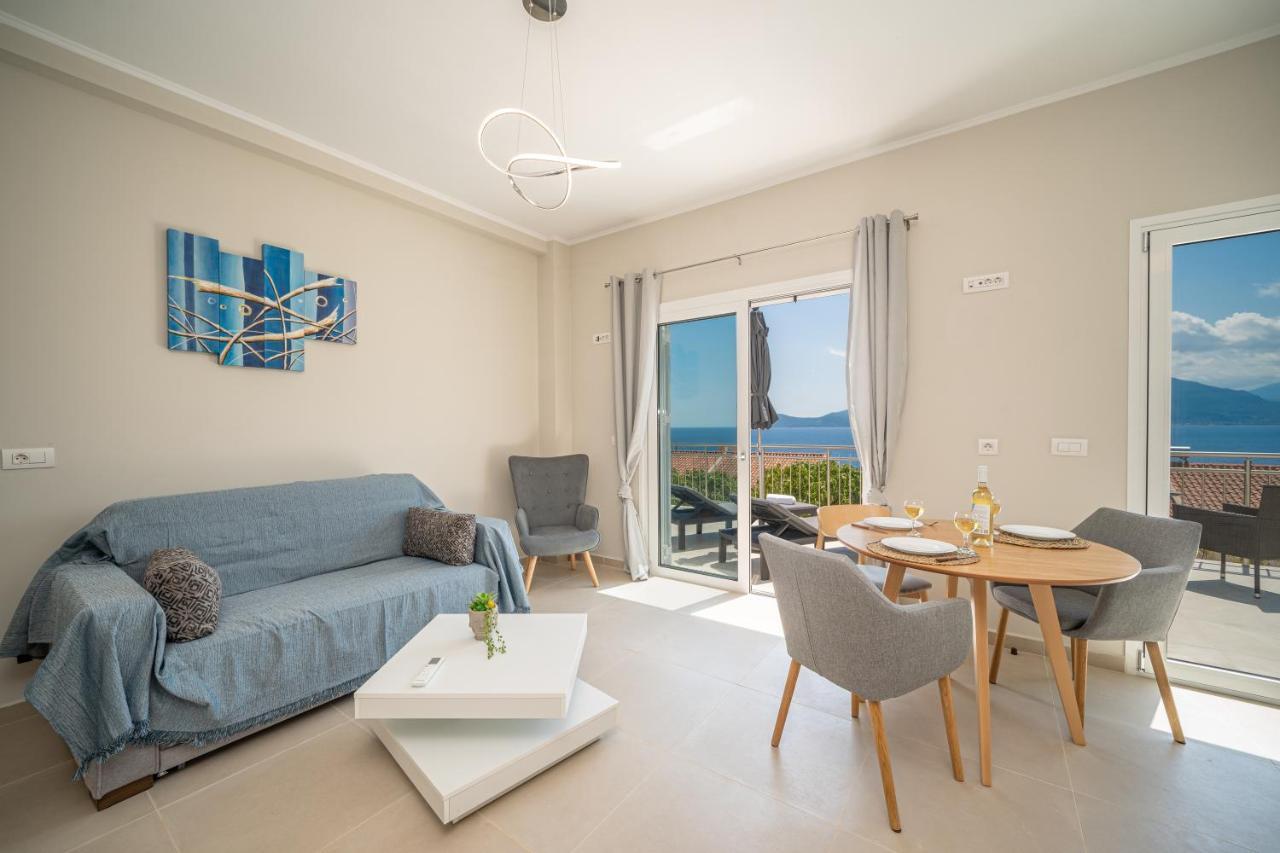 Maritina'S Apartments Amazing Sea View Айя-Евфимия Экстерьер фото