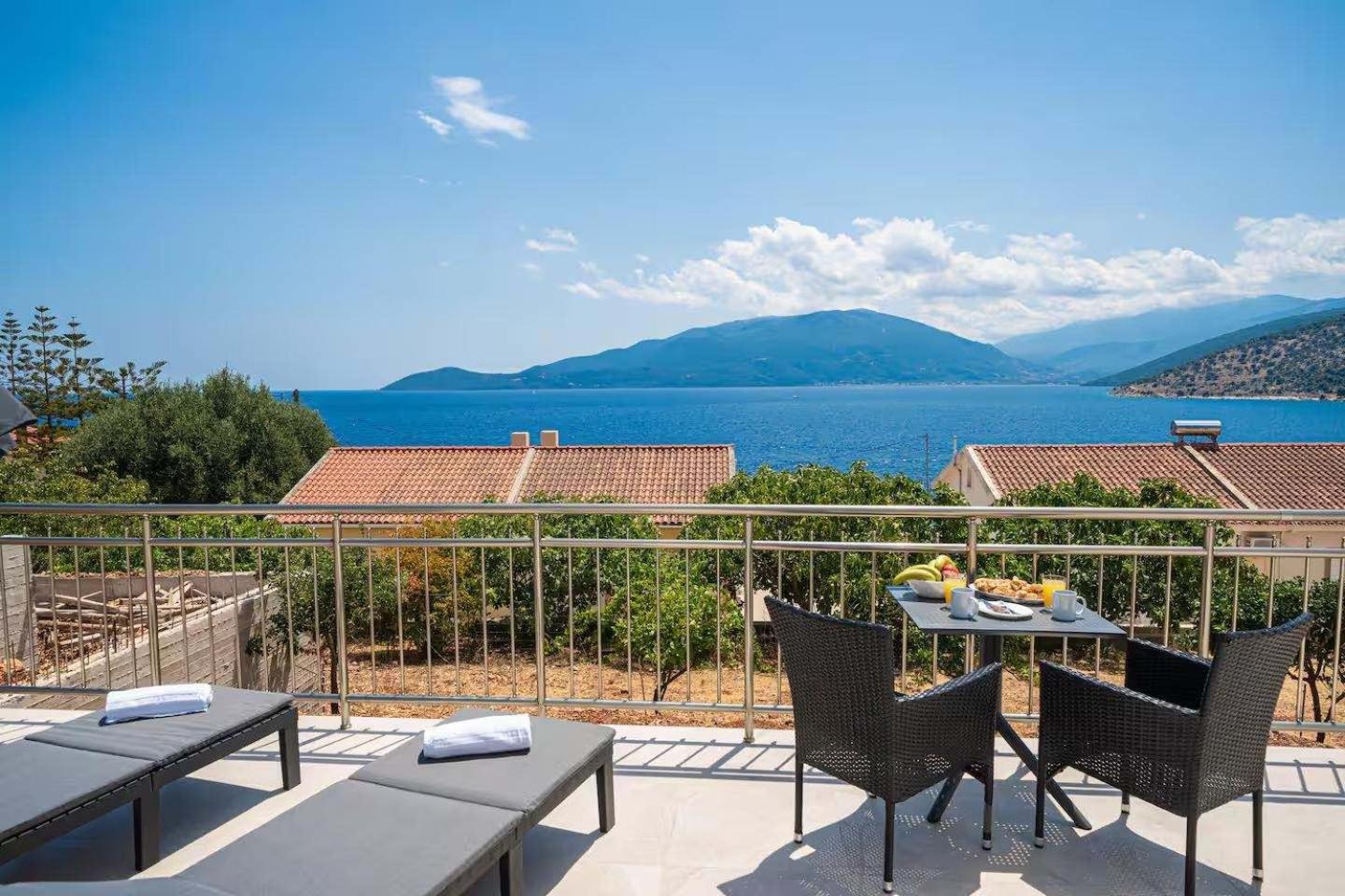 Maritina'S Apartments Amazing Sea View Айя-Евфимия Экстерьер фото