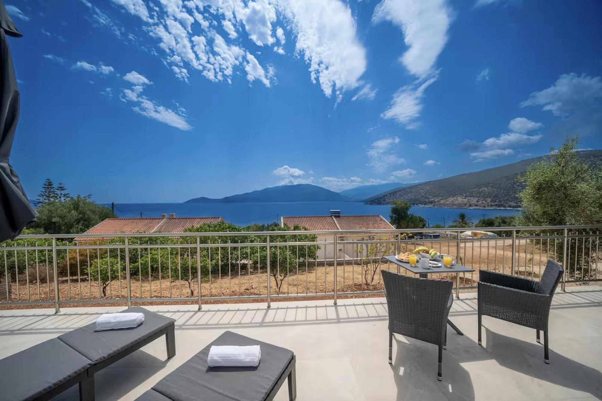 Maritina'S Apartments Amazing Sea View Айя-Евфимия Экстерьер фото
